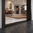 Onyx black colour on 38mm aluminium ramp threshold strip
