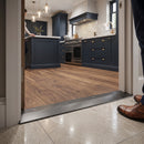 Pewter finish 38mm ramp threshold strip for smooth floor transitions