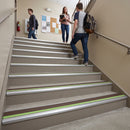 Brown insert option on 70x40mm stair nosing for carpet and laminate