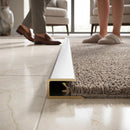 Satin chrome finish option for 13mm solid brass square edge naplock