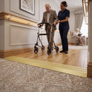 Self Adhesive Aluminium Ramp Transition Strip 50mm x 15mm for Smooth Floors