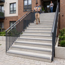 Self Adhesive PVC Stair Nosing 50mm x 42mm, Anti-Slip for Safe Stairs
