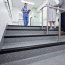 Self Adhesive PVC Stair Nosing 50mm x 42mm, Anti-Slip for Safe Stairs