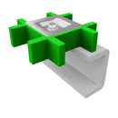 Grating Clip Sets - 316 Stainless Steel Clips with Bolts, Nuts & Washers, C' Clips, M' Clips & L' Clips for Secure Grating Installation, Durable Fastening