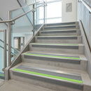 Anti Slip Stair Nosing 56x32mm Silver Aluminium PVC Insert