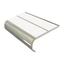 Bullnose Stair Nosing 2.75m Aluminium Double PVC Insert 39mm