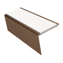 Aluminium Stair Nosing Rake Back 2.75m 62mm Heavy Duty
