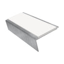 Aluminium Stair Nosing 2.75m Rake Back Single Insert Strip