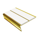Rake Back Stair Nosing 2.75m Aluminium Double PVC Insert 5mm