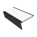 Aluminium Stair Nosing 2.75m Rake Back Single Insert Strip