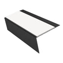 Aluminium Stair Nosing Rake Back 2.44m 70mm Single Channel