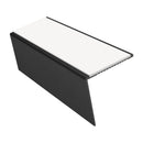 Rake Back Aluminium Stair Nosing 2.44m 56mm Tread PVC Insert