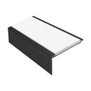 Square Aluminium Stair Nosing 2.44m Single Insert