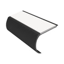 Heavy Duty Bullnose Aluminium Stair Nosing 2.75m, Single Insert, 57mm Riser, Slip-Resistant, Durable for High-Traffic Areas, Ideal for Home & Business