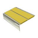Square Aluminium Stair Nosing 2.75m 93mm Tread 32mm Riser
