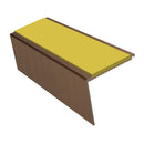 Rakeback Aluminium Stair Nosing 2.44m 62mm Tread 5mm Gauge