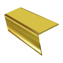 Rake Back Aluminium Stair Nosing 2.44m 56mm Tread PVC Insert