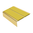 Square Aluminium Stair Nosing 2.44m 93mm Tread 32mm Riser