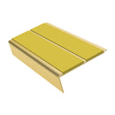 Rake Back Stair Nosing 2.75m Aluminium Double PVC Insert 5mm