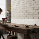 Premium Rounded Edge Upstand 3000mm - Durable Laminate with Stone Effect for Modern Kitchens