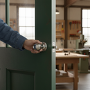 Premium Victorian Style Louvre Door Knob - Polished Chrome Finish with Matching Fixings for Elegant Decor