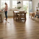 Premium Rigid Core Vinyl Flooring 5mm Embossed UV Coated with Waterproof Finish for High Traffic Areas