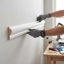 Premium White Painted Decorative Moulding 12mm x 33mm for Clean Floor Finishing - High-Quality Professional Grade for Industrial and Commercial App...