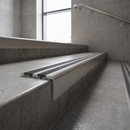 Aluminium Stair Nosing 78.5mm x 40mm Raked Back with Carborundum Insert — Anti-Slip Insert Colour: Speckled Graphite