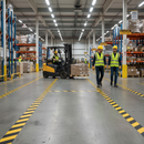 Premium Heavy Duty Aisle Marking Tape - Durable Floor Line Marking for Industrial & Warehouse Safety