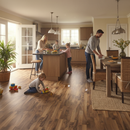 Premium Superior 6mm Laminate Flooring with Anti-Static Walnut Effect and Water-Resistant Surface for Residential Use