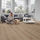 Premium Supernatural Classic 8mm Embossed Laminate Flooring - Water-Resistant and Durable for Kitchen and Bathroom Use