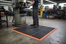 Premium Anti-Fatigue and Anti-Slip Resistant Mat Made of 100% Nitrile Rubber with Drainage Holes for Safe Work Surface