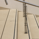 Non-Slip Stair Tread Inserts, 8mm Thick, Custom Lengths 250-2700mm — fitted in use