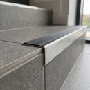 Aluminium Butt Edge Stair Nosing, Custom Sizes, Versatile Use professionally fitted in use
