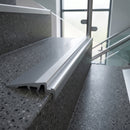 Aluminium Modular Ramp Back Profile for Stair Nosing Systems professionally fitted in use