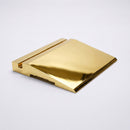 Aluminium ramp trim in mirrorflect gold finish