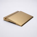 Aluminium ramp trim in satin bronze finish