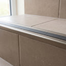 Aluminium Stair Nosing Slimline Tile-In Straight Edge professionally fitted in use