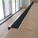 Aluminium Stair Nosing Slimline Tile-In Straight Edge professionally fitted in use