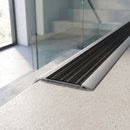 Aluminium Stair Nosing with Ramped Edge, Cut To Size Options professionally fitted in use