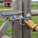 Premium Zinc Ring Gate Latch - Traditional Design for Secure Gate Closing Mechanism