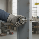 Premium Round Mushroom Mortice Door Knob 58mm - Polished Chrome Finish for Elegant Door Design