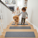 Premium Non-Slip Carpet Stair Treads (15-Pack) - Durable Safety Rug for Enhanced Grip and Comfort, Ideal for Kids, Elders, and Pets