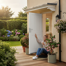 Premium White Painted Composite Stable Door with Custom Trimming Allowance and Lifetime Guarantee for Ultimate Fit and Aesthetic Appeal