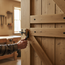 Premium Solid Oak Internal Unfinished Door Lock Block/Bracing Pack for Enhanced Stability and Support