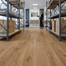 Premium Water-Resistant 10mm Laminate Flooring with Natural Wood Imitation for Kitchens and Bathrooms