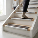 87x40mm aluminium stair nosing with anti-slip surface for commercial and industrial safety applications