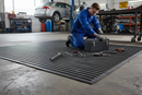 Premium Wide Rib Rubber Anti-Slip Matting - 3mm Thickness, Custom Cut Lengths for Industrial Applications