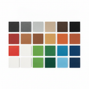 Colour swatch chart showing all 14 TerraceShield balcony paint colour options with anti-slip texture