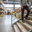 Premium Anti-Slip Tape Pre-Cut Treads - Clear 12" x 2" - 8 Pack for Stairs and Floors